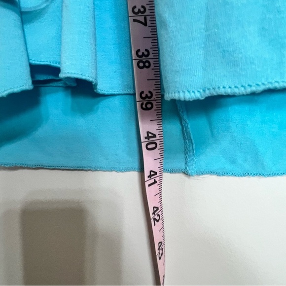 Hula Moon By Jams World Teal Summer Halter Dress Crochet Top Juniors Size Large - Picture 4 of 8